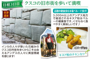 日程3日目 クスコの旧市街を歩いて満喫